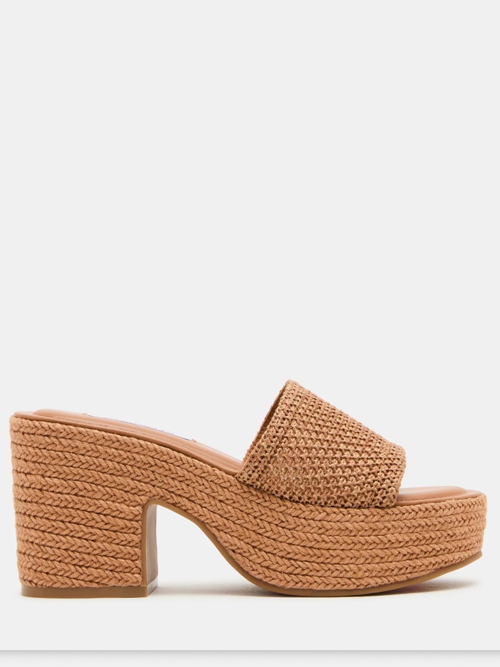 Steve Madden Raffia Woven Platform Sandal- Size 7 - Picture 2 of 12